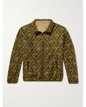 Kapital Yosemite Printed Fleece Jacket - Green
