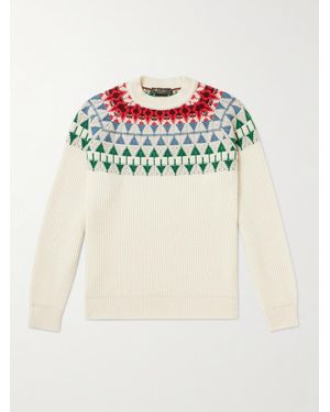 Loro Piana Fair Isle Cashmere Jumper - Natural