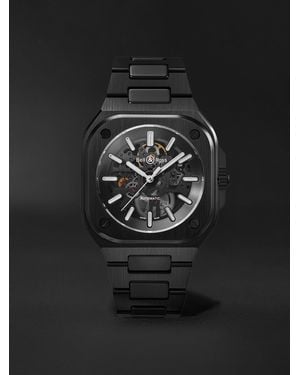 Bell & Ross Br 05 Skeleton Automatic 41Mm Ceramic And Steel Watch, Ref. No. Br05A-Bl-Sk-Ce/Sce - Black