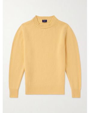 William Lockie Wool Jumper - Yellow