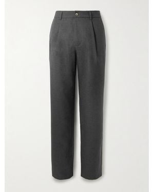 De Bonne Facture Pantaloni A Gamba Dritta - Grigio