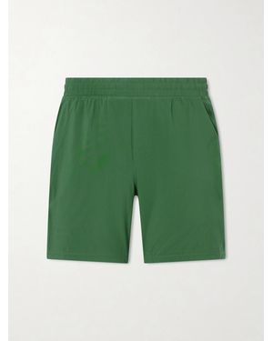 lululemon License To Train Straight-Leg 7&Quot; Mesh-Trimmed Recycled-Shell Shorts - Green