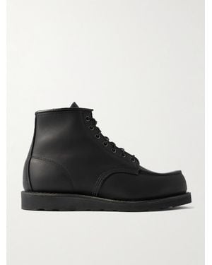 Red Wing 8074 Classic Moc Leather Boots - Black