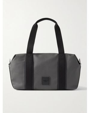 Mulberry Dalston Leather-Trimmed Coated-Canvas Holdall - Black