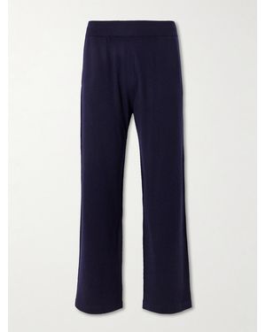MR P. Straight-Leg Cashmere Sweatpants - Blue