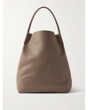 Loro Piana Bale Extra Large Full-Grain Leather Tote Bag - Brown