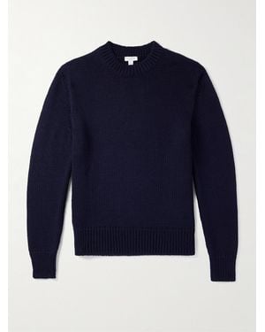 Sunspel Pullover aus Merinowolle - Blau