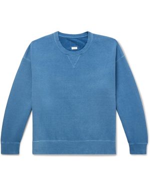 Visvim Jumbo Sb Cotton-Jersey Sweatshirt - Blue