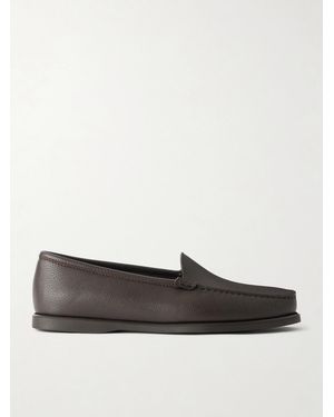 Morjas The Venetian Full-Grain Leather Loafers - White
