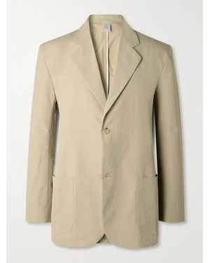 SSAM Cotton And Silk-blend Blazer - Natural