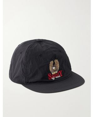 Satisfy Flitesilk Logo-Embroidered Shell Running Cap - Blue
