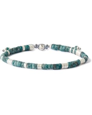 M. Cohen Lazuli Sterling Beaded Bracelet - Blue