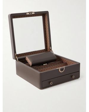 Wolf Earth Watch Stand Box - Schwarz