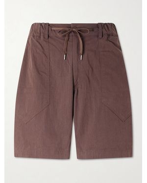 FRIZMWORKS Fatigue Straight-Leg Cotton-Blend Shorts - Lila