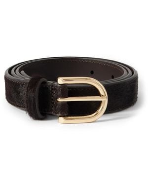 Morjas The Belt 2.5Cm Pony Hair Belt - Black