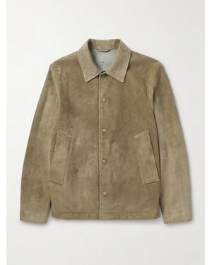 Valstar Ted Suede Coach Jacket - Green