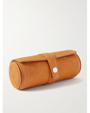 Brunello Cucinelli Suede Four-Watch Roll - Brown