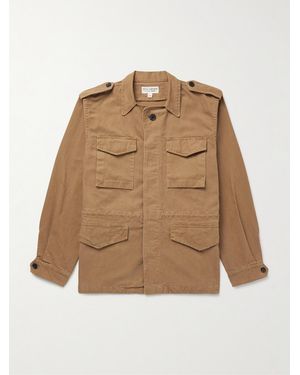 Nili Lotan Charlie Cotton-Blend Canvas Jacket - Natural