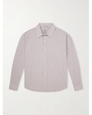 mfpen Executive Checked Cotton-Poplin Shirt - Pink