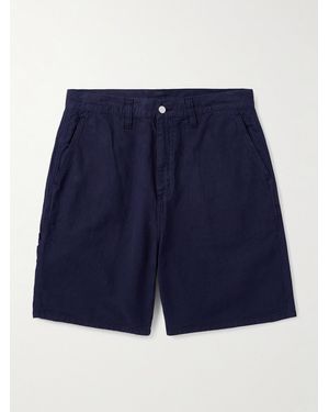 Carhartt Shorts A Gamba Larga - Blu