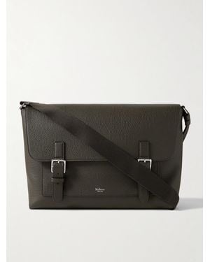 Mulberry Chiltern Full-Grain Leather Messenger Bag - Black