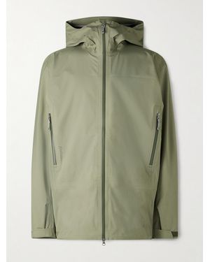 Houdini Ride Recycled Loop Hardshell Hooded Ski Jacket - Green
