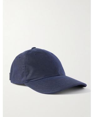 Loewe Logo-Embroidered Cotton-Canvas Baseball Cap - Blue