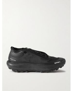 Satisfy Therocker Rubber-Trimmed Rippy 66 Trail Running Trainers - Black
