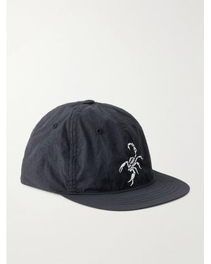 Satisfy Flitesilk Logo-Embroidered Paneled Shell Cap - Blue