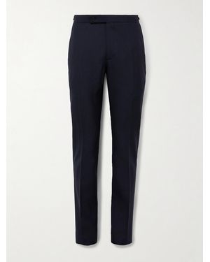 Sid Mashburn Ghost Slim-Fit Wool Suit Trousers - Blue