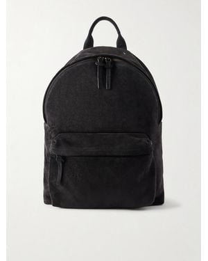 Officine Creative Oc 001 Suede Backpack - Black