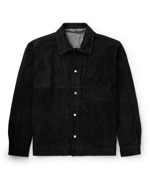 STÒFFA Suede Blouson Jacket - Black
