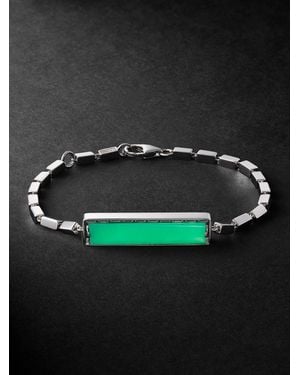 Suzanne Kalan 18-Karat, Chalcedony And Diamond Bracelet - Black