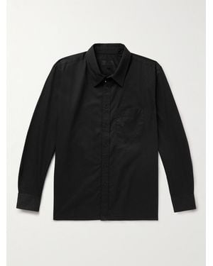 Nili Lotan Finn Cotton-Poplin Shirt - Black