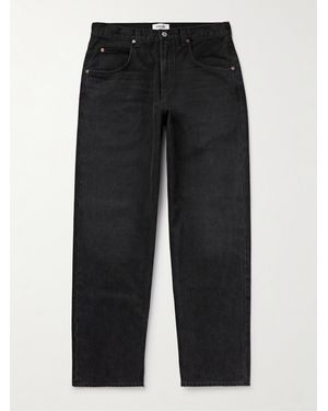 Agolde Jeans A Gamba Dritta Fusion - Nero