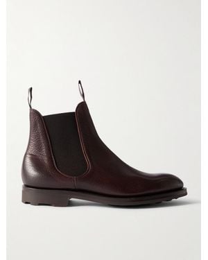 Edward Green Newmarket Full-Grain Leather Chelsea Boots - Brown
