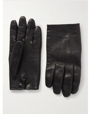 Tom Ford Leather Gloves - Schwarz