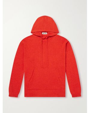Casey Casey Knitted Hoodie - Red
