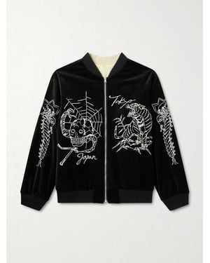 Neighborhood Bomber Reversibile - Nero