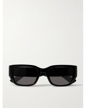 Bottega Veneta Square-Frame Acetate And-Tone Metal Sunglasses - Black