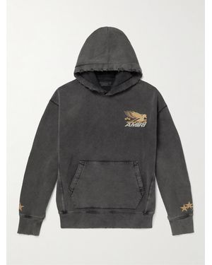 【送料関税込】AMIRI Vintage Pegasus Hoodie Amiri Vintage Wash Pegasus Hoodie in Black | FWRD