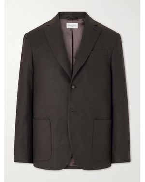 Officine Generale Michel Wool-Twill Suit Jacket - Black