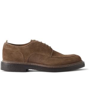 Officine Creative Aston 003 Suede Derby Shoes - Brown