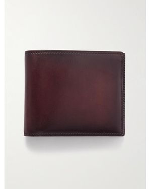 Berluti Makore Venezia Leather Billfold Wallet - Purple