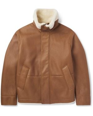 Loro Piana Augusto Shearling Jacket - Brown