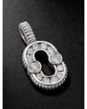 Viltier Magnetic 18-Karat Diamond Pendant - Black