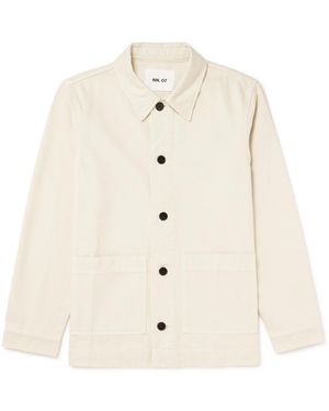 NN07 Ollie 1874 Organic Cotton-Twill Overshirt - Natural