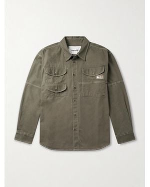 STORY mfg. Organic Cotton-Twill Shirt - Green