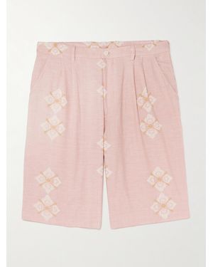Kardo Shorts A Gamba Dritta - Rosa