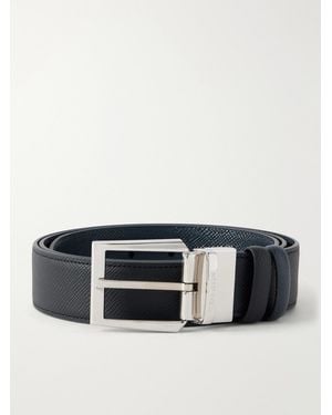 Serapian 2.5 Cm Leather Belt - Blue